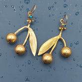 Gold Earrings, Gold Jewelry, Handmade Earrings, Hook Earrings, Ottoman Earings, Turkish Style Jewellery, Earings From Turkey