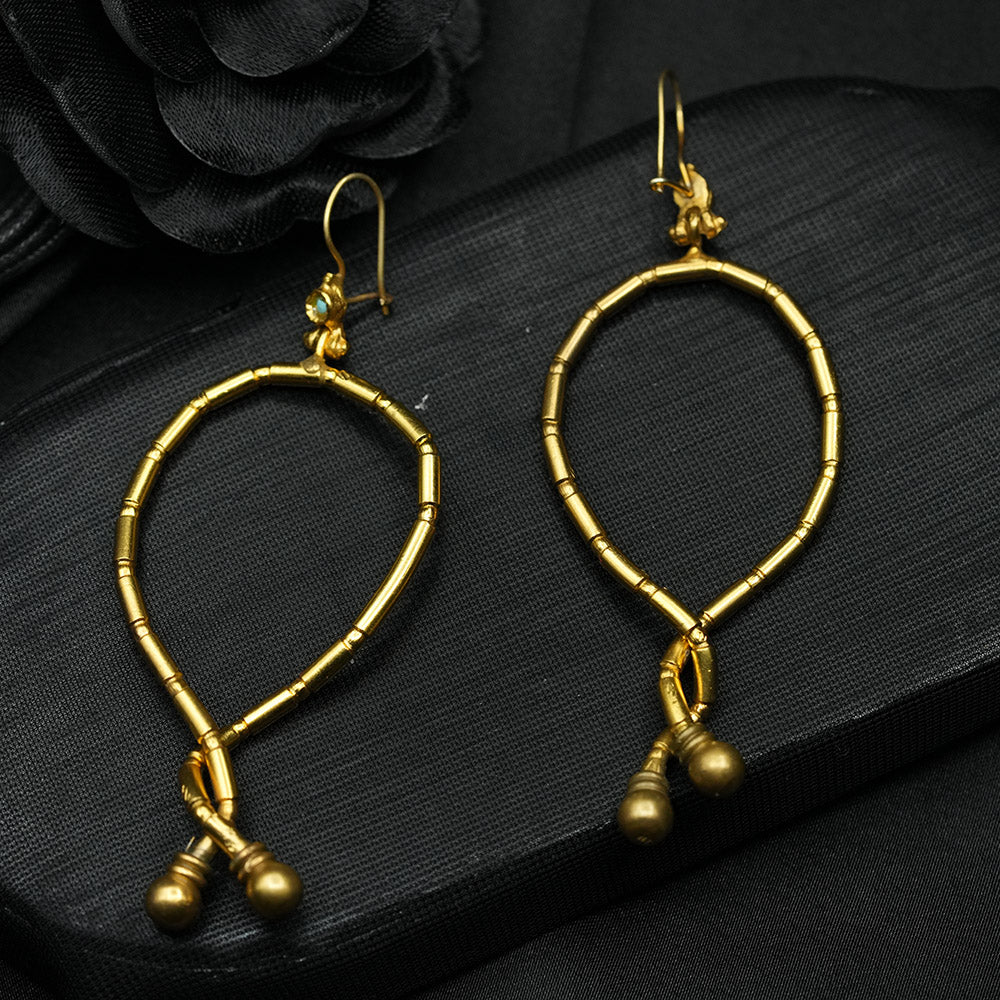 Handmade hoop earrings