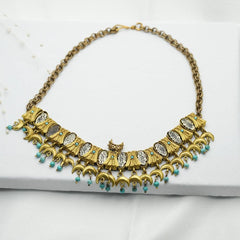 Handmade Necklace, Ottoman Necklace, Gold Plated Necklace, Turkish jewelry, Authentic Necklace, Gift for Mother and Girlfriend